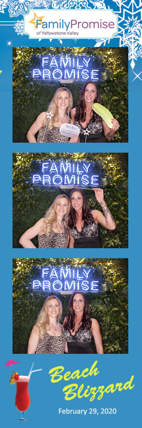 Beach Blizzard Party for a Promise- A Toast To 15 Years! | View more photos from the event at gallery.photoboothbillings.com/u/PhotoBoothBillings/Beach-Blizzard-Party-for-a-Promise-A-Toast-To-15-Years